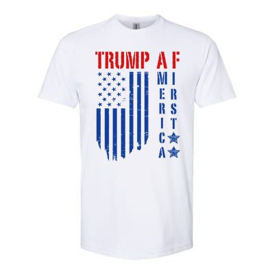 Trump Af America First Ultra Maga Design Softstyle CVC T-Shirt