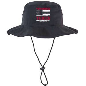 Trump Assassination Attempt Trump 2024 You Missed Thrice Legacy Cool Fit Booney Bucket Hat