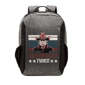 Trump Assassination Attempt Trump 2024 You Missed Twice Vector Backpack