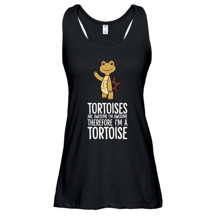 Tortoises Are Awesome. IM Awesome Therefore IM A Tortoise Ladies Essential Flowy Tank