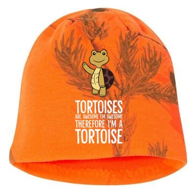 Tortoises Are Awesome. IM Awesome Therefore IM A Tortoise Kati - Camo Knit Beanie