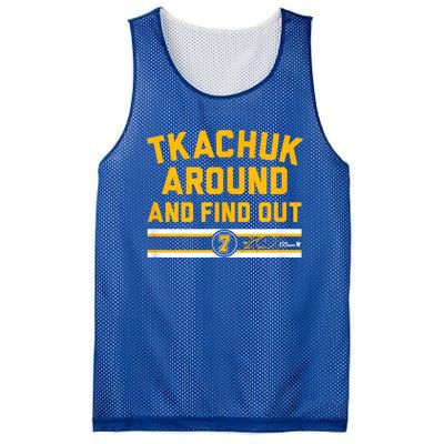 Tkachuk Around And Find Out Florida Hockey Mesh Reversible Basketball Jersey Tank