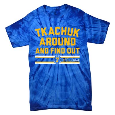 Tkachuk Around And Find Out Florida Hockey Tie-Dye T-Shirt