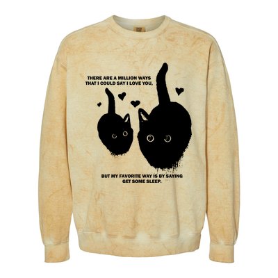 There Are A Million Ways That I Could Say I Love You But My Favorite Way Is By S Colorblast Crewneck Sweatshirt