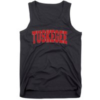 Tuskegee Al Alabama Varsity Style Usa Vintage Sports Tank Top