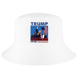 Trump Assassination Arrest This 2024 Trump Middle Fingers Trump Shooting Cool Comfort Performance Bucket Hat