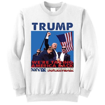 Trump Assassination Arrest This 2024 Trump Middle Fingers Trump Shooting Sweatshirt