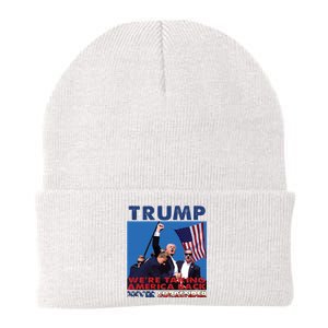 Trump Assassination Arrest This 2024 Trump Middle Fingers Trump Shooting Knit Cap Winter Beanie