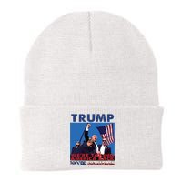 Trump Assassination Arrest This 2024 Trump Middle Fingers Trump Shooting Knit Cap Winter Beanie