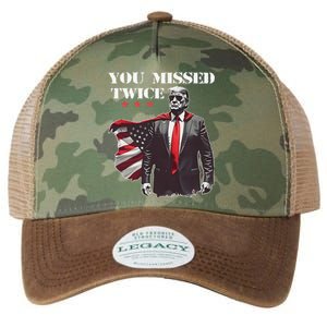 Trump Assassination Attempt Trump 2024 You Missed Twice Legacy Tie Dye Trucker Hat