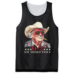 Trump Assassination Attempt Trump 2024 You Missed Twice Mesh Reversible Basketball Jersey Tank