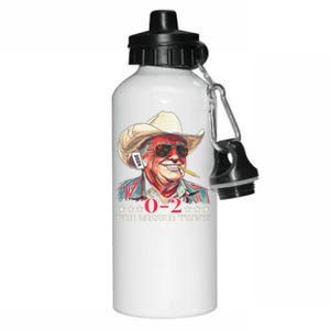 Trump Assassination Attempt Trump 2024 You Missed Twice Aluminum Water Bottle