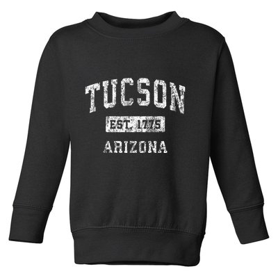 Tucson Arizona Az Vintage Established Toddler Sweatshirt