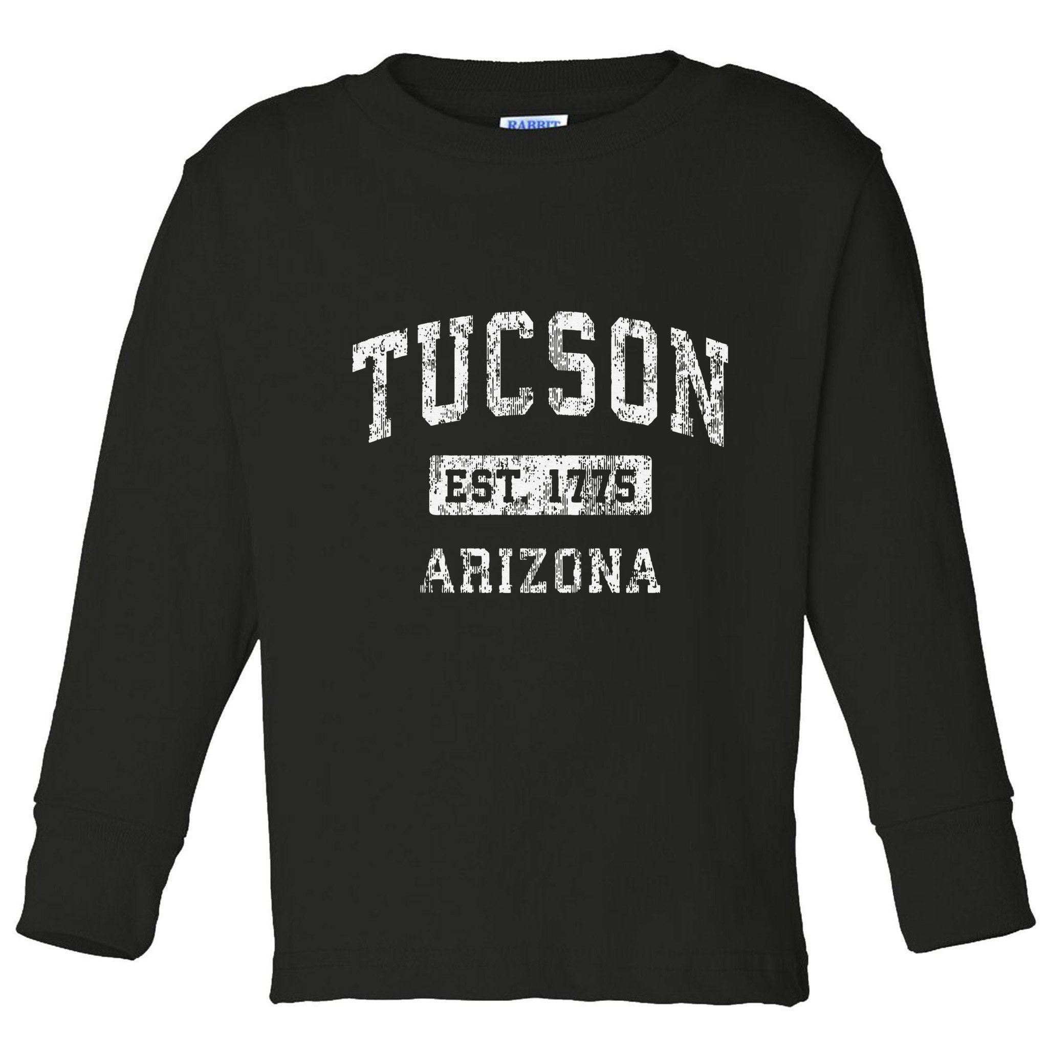 Tucson Arizona Az Vintage Established Toddler Long Sleeve Shirt