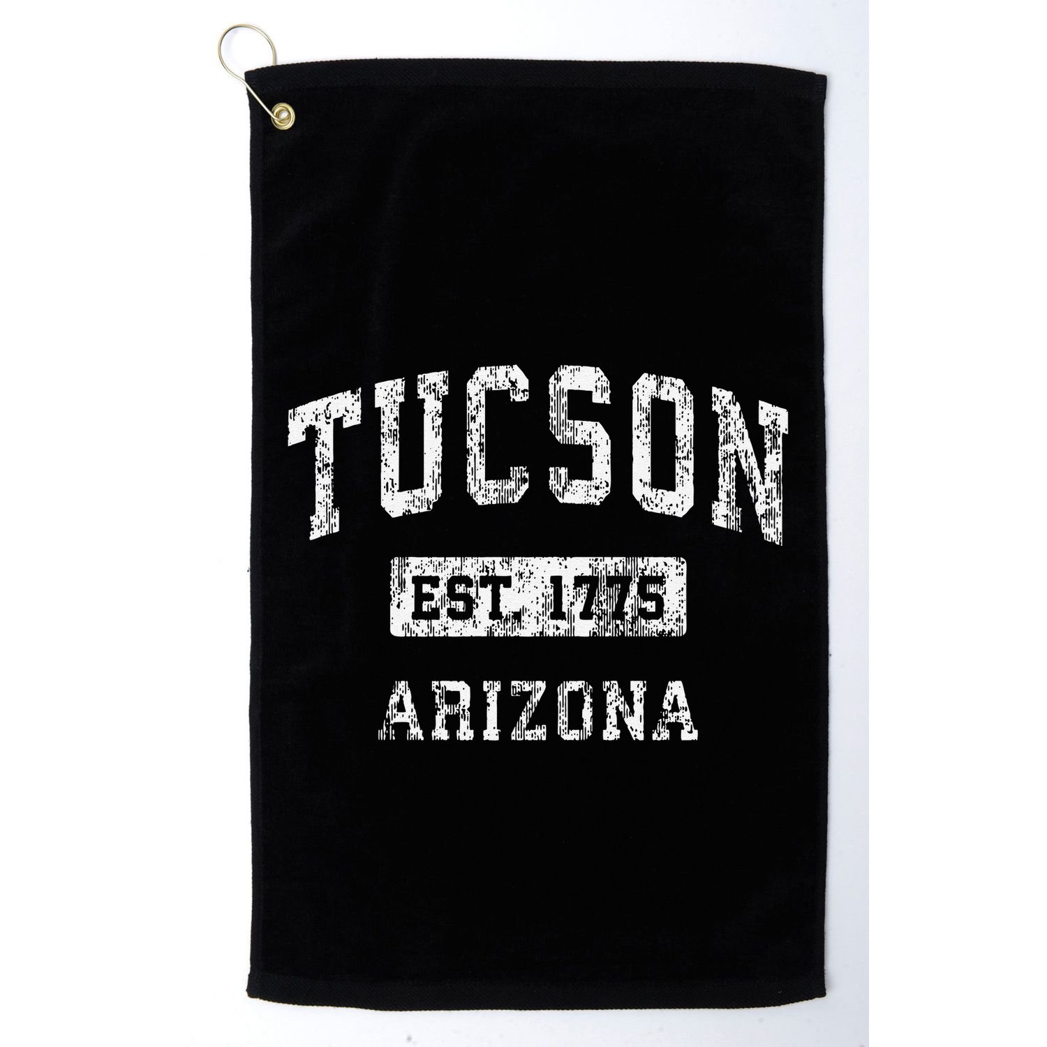 Tucson Arizona Az Vintage Established Golf Towel