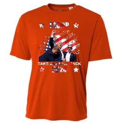 Trump Assassination Attempt Take America Back 2024 Cooling Performance Crew T-Shirt