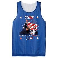 Trump Assassination Attempt Take America Back 2024 Mesh Reversible Basketball Jersey Tank