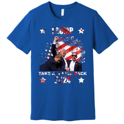 Trump Assassination Attempt Take America Back 2024 Premium T-Shirt