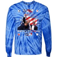 Trump Assassination Attempt Take America Back 2024 Tie-Dye Long Sleeve Shirt