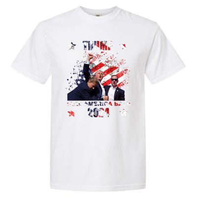 Trump Assassination Attempt Take America Back 2024 Garment-Dyed Heavyweight T-Shirt