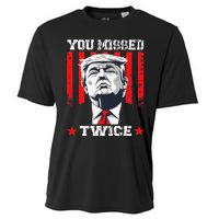 Trump Assassination Attempt Trump 2024 You Missed Twice Cooling Performance Crew T-Shirt