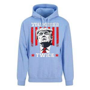 Trump Assassination Attempt Trump 2024 You Missed Twice Unisex Surf Hoodie