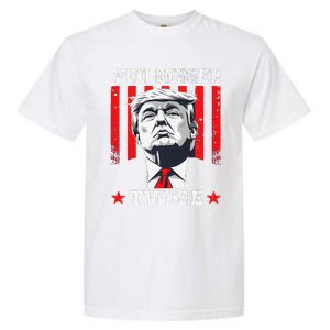 Trump Assassination Attempt Trump 2024 You Missed Twice Garment-Dyed Heavyweight T-Shirt