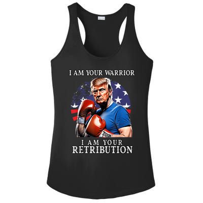 Trump Arrest Anti Biden Conservative USA Election Ladies PosiCharge Competitor Racerback Tank