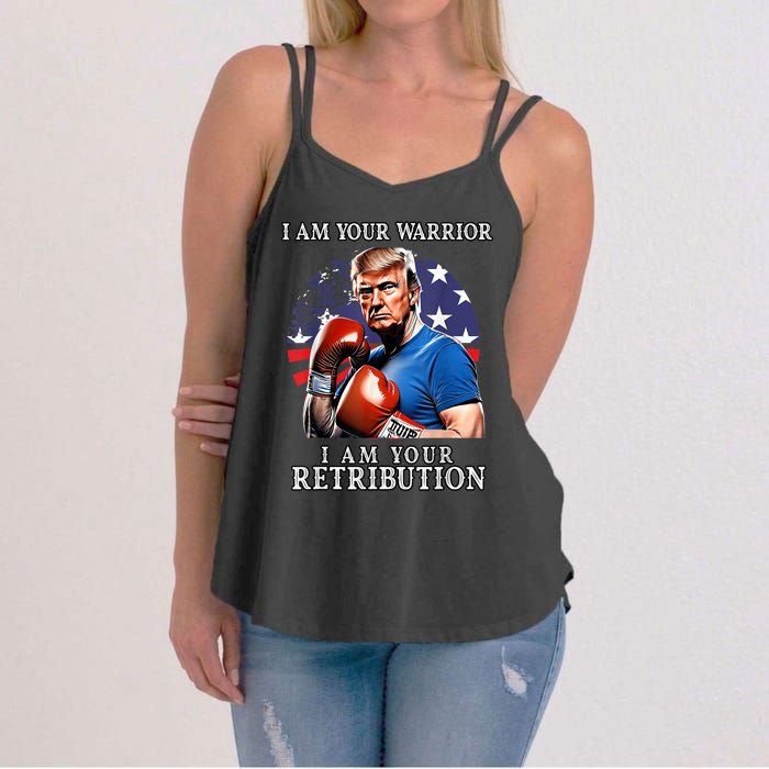 Trump Arrest Anti Biden Conservative USA Election Women's Strappy Tank