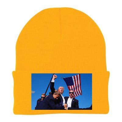 Trump Assassination Attempt Fight! Knit Cap Winter Beanie