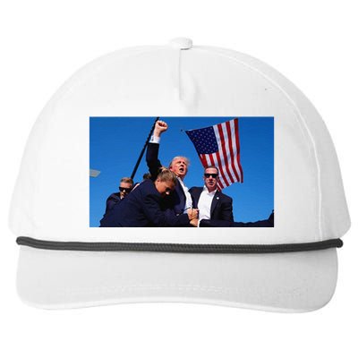 Trump Assassination Attempt Fight! Snapback Five-Panel Rope Hat