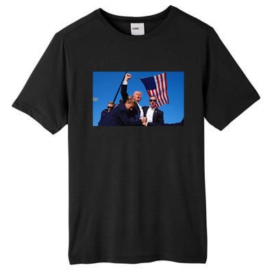 Trump Assassination Attempt Fight! Tall Fusion ChromaSoft Performance T-Shirt