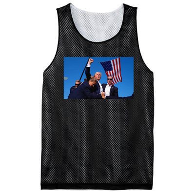 Trump Assassination Attempt Fight! Mesh Reversible Basketball Jersey Tank