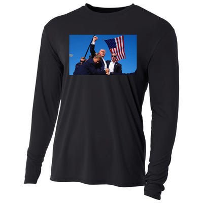 Trump Assassination Attempt Fight! Cooling Performance Long Sleeve Crew