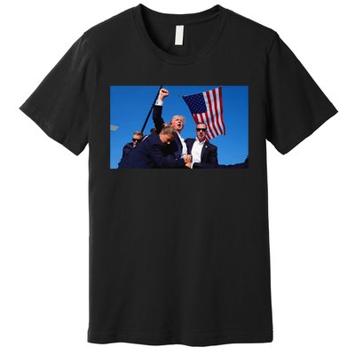 Trump Assassination Attempt Fight! Premium T-Shirt