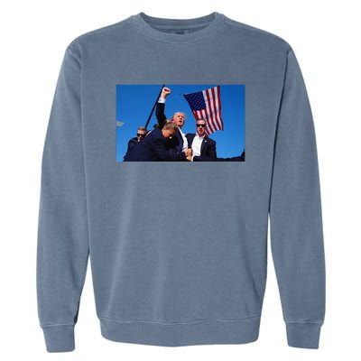 Trump Assassination Attempt Fight! Garment-Dyed Sweatshirt