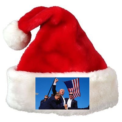 Trump Assassination Attempt Fight! Premium Christmas Santa Hat