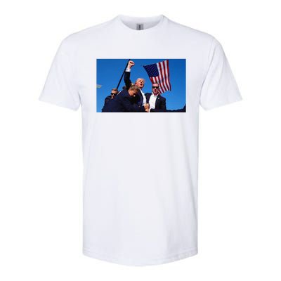 Trump Assassination Attempt Fight! Softstyle CVC T-Shirt