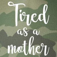 Tired As A Mother Funny Legacy Tie Dye Trucker Hat