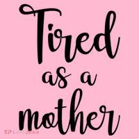 Tired As A Mother Funny Premium T-Shirt