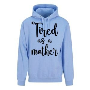 Tired As A Mother Funny Unisex Surf Hoodie