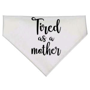 Tired As A Mother Funny USA-Made Doggie Bandana