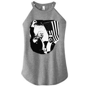 Trump Assassination Attempt Photo 2024 Women's Perfect Tri Rocker Tank