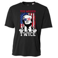 Trump Assassination Attempt Trump 2024 You Missed Twice Cooling Performance Crew T-Shirt