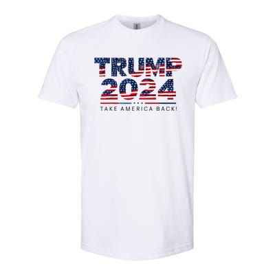 Take America Back Daddys Home Trump Bootleg Style Softstyle® CVC T-Shirt