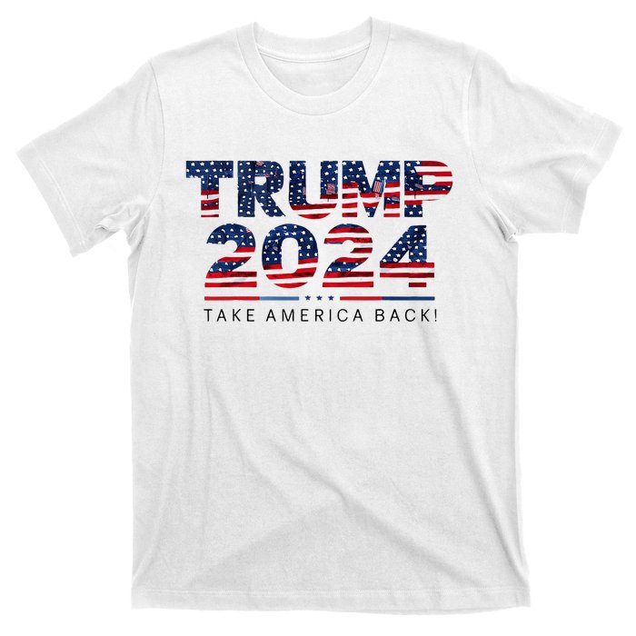 Take America Back Daddys Home Trump Bootleg Style T-Shirt