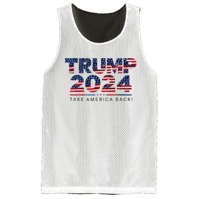 Take America Back Daddys Home Trump Bootleg Style Mesh Reversible Basketball Jersey Tank