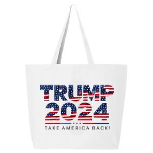 Take America Back Daddys Home Trump Bootleg Style 25L Jumbo Tote