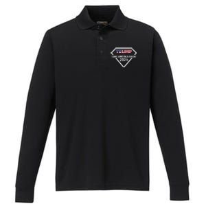 Take America Back American Flag | Trump 2024 Performance Long Sleeve Polo