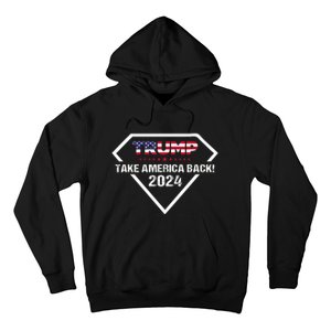 Take America Back American Flag | Trump 2024 Hoodie